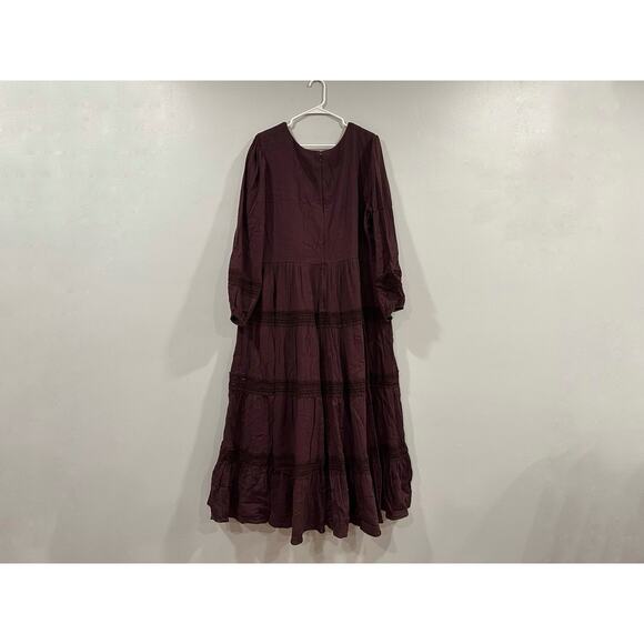 Ivy City Co Joella Maxi Dress Long Sleeve in Purple Size 2X NEW - Picture 8 of 9